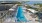rooftop pool with water views