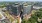 aerial view of rooftop amenities